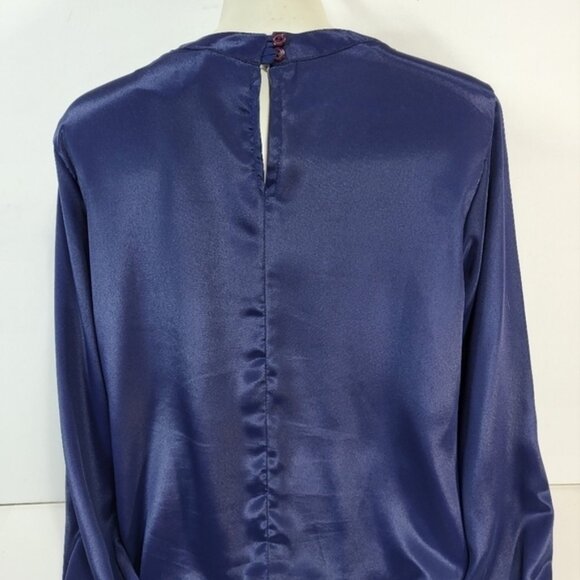 Embelm Blue Blouse - Picture 5 of 7